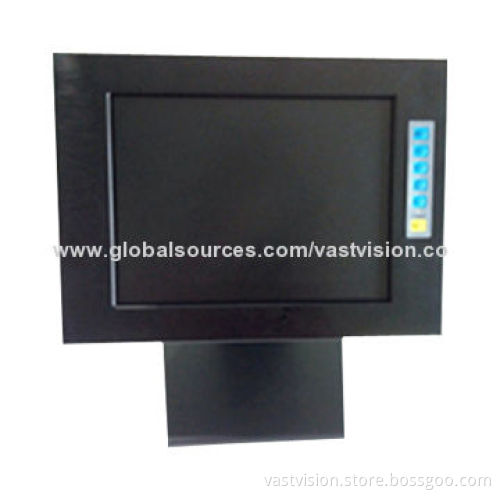 10-inch 4-wire Resistive Monitor Touchscreen with VGA Input